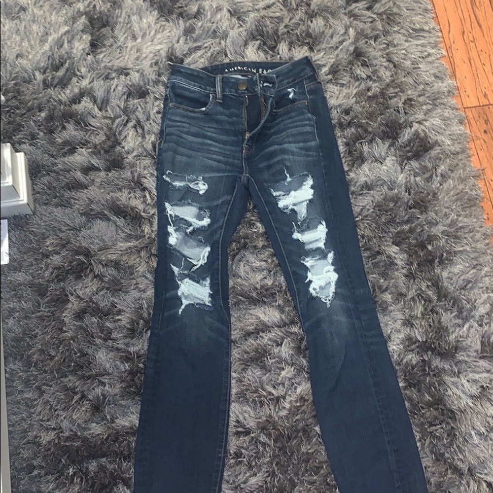 high waisted jeans